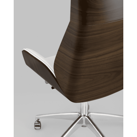 Кресло руководителя TopChairs Crown бежевое 