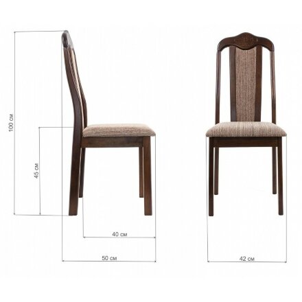 Стул деревянный Aron Soft dirty oak / beige 