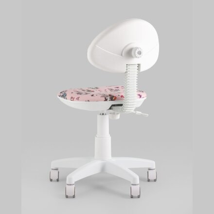 Кресло компьютерное детское УМКА Girls пластик белый 