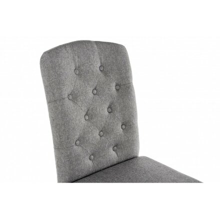 Стул деревянный Menson white / fabric pebble 