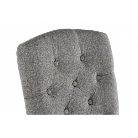 Стул деревянный Menson white / fabric pebble 