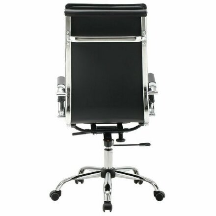 Кресло офисное BRABIX &quot;Cube EX-523&quot;, экокожа, хром, черное, 531946 Черный