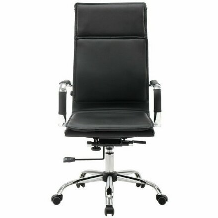 Кресло офисное BRABIX &quot;Cube EX-523&quot;, экокожа, хром, черное, 531946 Черный