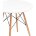 Стол круглый Eames DSW NEW D70 белый 