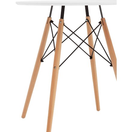 Стол круглый Eames DSW NEW D70 белый 