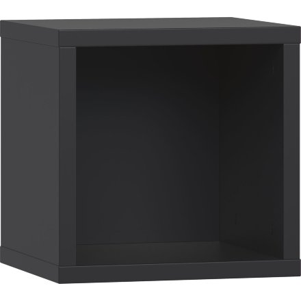 4015518 Полка навесная кубик Simple By Vox черная 