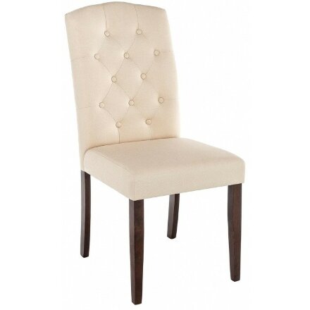 Стул деревянный Menson dark walnut / fabric cream 