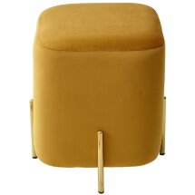 Пуф для гостиной ARES BLUVEL-68 YELLOW / GOLD М-City