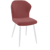 Стул DikLine 239М В36 PINK, ножки белые