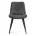 Стул на металлокаркасе Fox dark gray / black 