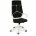 Кресло офисное / IQ / (white+black) белый пластик / черная ткань 
