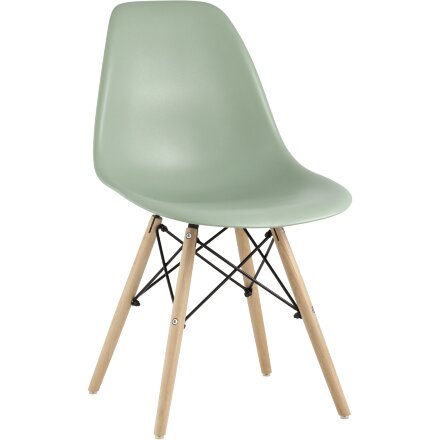 Стул Eames Style DSW серо-зеленый 