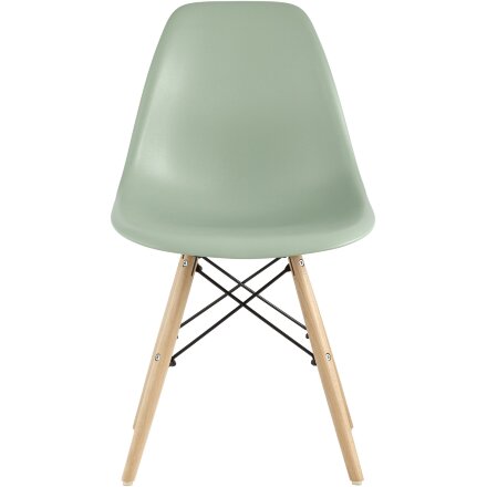 Стул Eames Style DSW серо-зеленый 