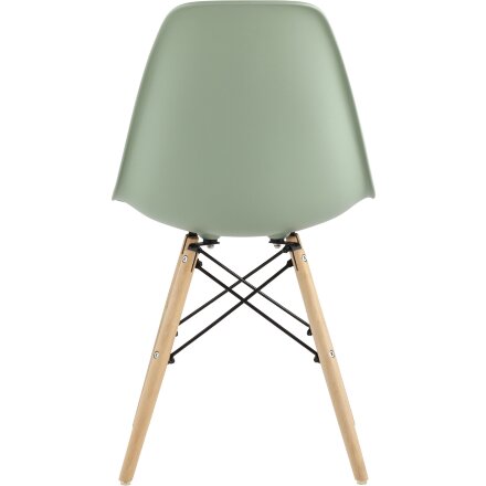 Стул Eames Style DSW серо-зеленый 