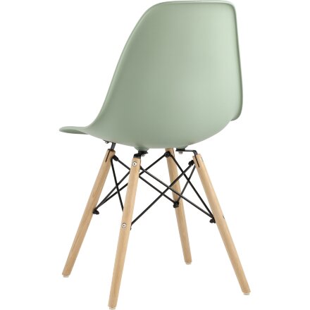 Стул Eames Style DSW серо-зеленый 