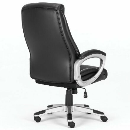 Кресло офисное BRABIX PREMIUM &quot;Grand EX-501&quot;, рециклированная кожа, черное, 531950 Черный