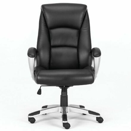 Кресло офисное BRABIX PREMIUM &quot;Grand EX-501&quot;, рециклированная кожа, черное, 531950 Черный