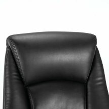 Кресло офисное BRABIX PREMIUM &quot;Grand EX-501&quot;, рециклированная кожа, черное, 531950