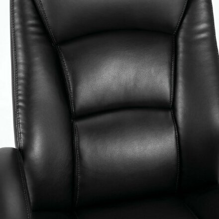 Кресло офисное BRABIX PREMIUM &quot;Grand EX-501&quot;, рециклированная кожа, черное, 531950 Черный
