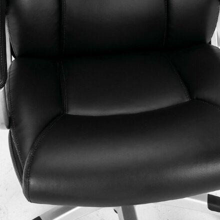 Кресло офисное BRABIX PREMIUM &quot;Grand EX-501&quot;, рециклированная кожа, черное, 531950 Черный