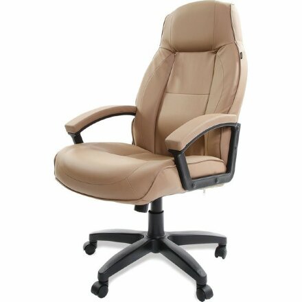Кресло офисное BRABIX &quot;Formula EX-537&quot;, экокожа, песочное, 531390 Песочный