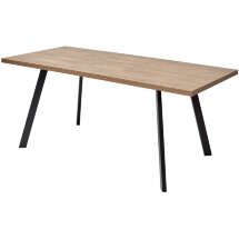 Стол BRICK M 120 Дуб Канзас/ Черный М-City