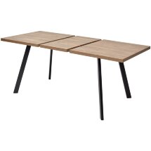 Стол BRICK M 120 Дуб Канзас/ Черный М-City