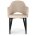 Стул на металлокаркасе Vener beige / black 