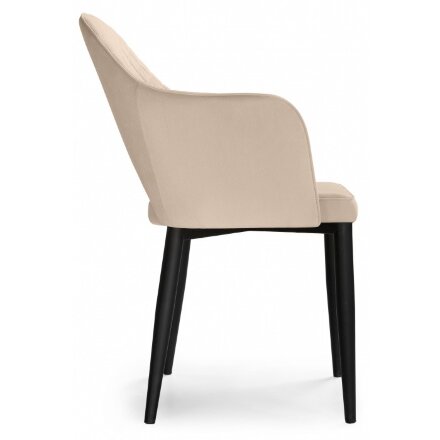 Стул на металлокаркасе Vener beige / black 