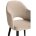 Стул на металлокаркасе Vener beige / black 