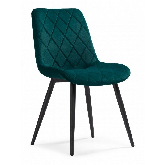 Стул на металлокаркасе Fox black / green Стул на металлокаркасе Fox black / green