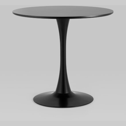 Стол Tulip D80 черный 