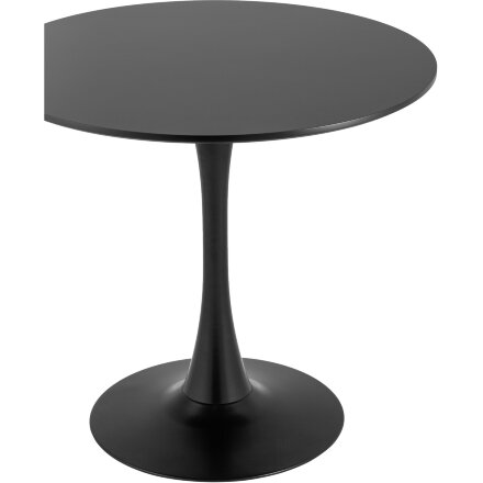 Стол Tulip D80 черный 