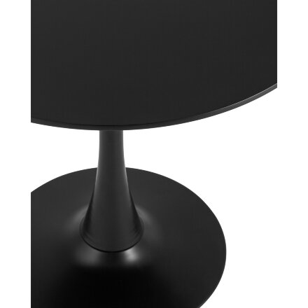 Стол Tulip D80 черный 