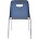 Стул пластиковый на металлокаркасе Venezia-4 blue ral 5009 Синий
