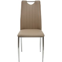 Стул COMFORT 999 PU#654 серо-коричневый, экокожа М-City