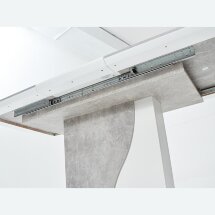 Стол SIRIUS 120 Бетон/ Белый М-City