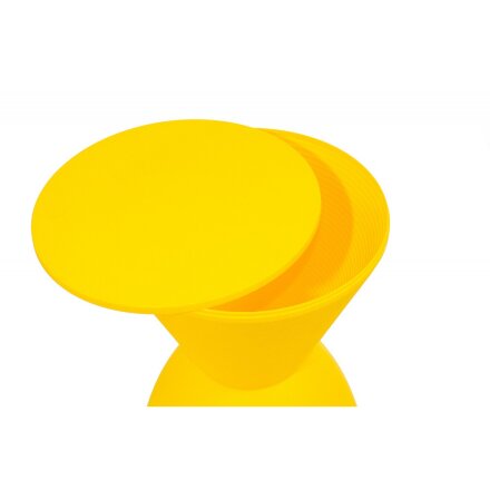 Табурет Button желтый 