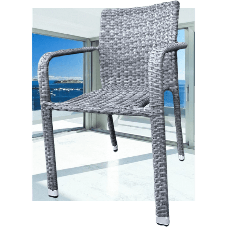 Плетеный стул AFM-4030gGrey Плетеный стул AFM-4030gGrey