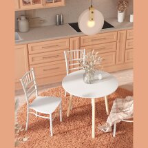 Стул Chiavari (Кьявари) пластик белый