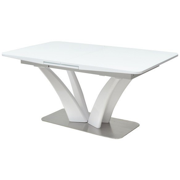 Стол FREYA 160 WHITE GLASS белый глянец Белый глянец Стол FREYA 160 WHITE GLASS белый глянец Белый глянец