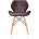 Стул Stool Group Butterfly, коричневый обивка экокожа ножки массив дерева 