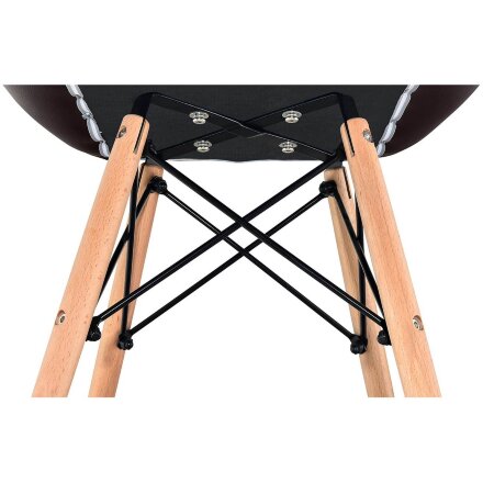 Стул Stool Group Butterfly, коричневый обивка экокожа ножки массив дерева 