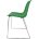 Стул пластиковый на металлокаркасе Vicenza -3 Verde green Ral 6032 Зеленый