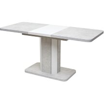 Стол STORK 120 Белый бетон/ Белый М-City