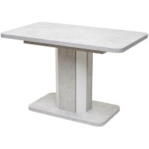 Стол STORK 120 Белый бетон/ Белый М-City