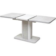 Стол STORK 120 Белый бетон/ Белый М-City