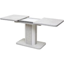 Стол STORK 120 Белый бетон/ Белый М-City