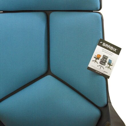 Кресло офисное BRABIX PREMIUM &quot;Prime EX-515&quot;, ткань, голубое, 531568 Голубой