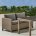 Комплект плетеной мебели T256B/S59B-W65 Light brown 
